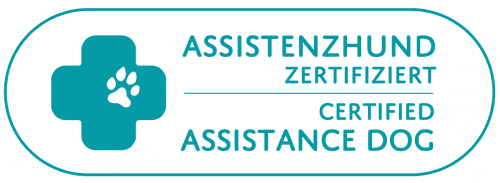 Kennzeichen der Stiftung Assistenzhund für einen zertifizierten Assistenzhund